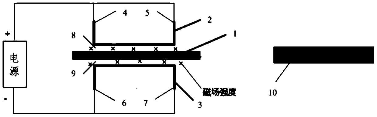 A non-contact electromagnetic micropump device