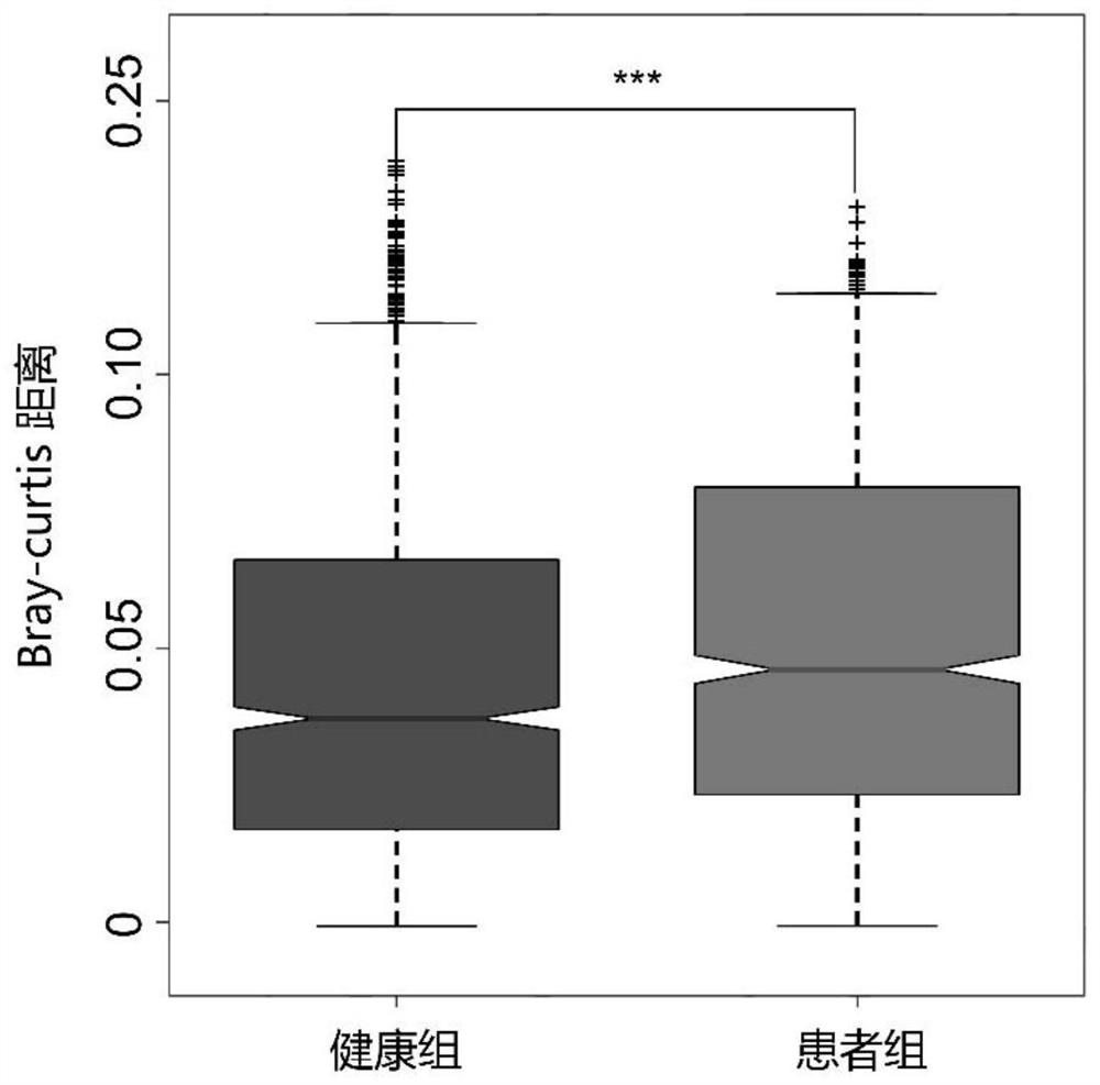 Application of biomarker of intestinal flora in preparation of product for diagnosing adult immune thrombocytopenia