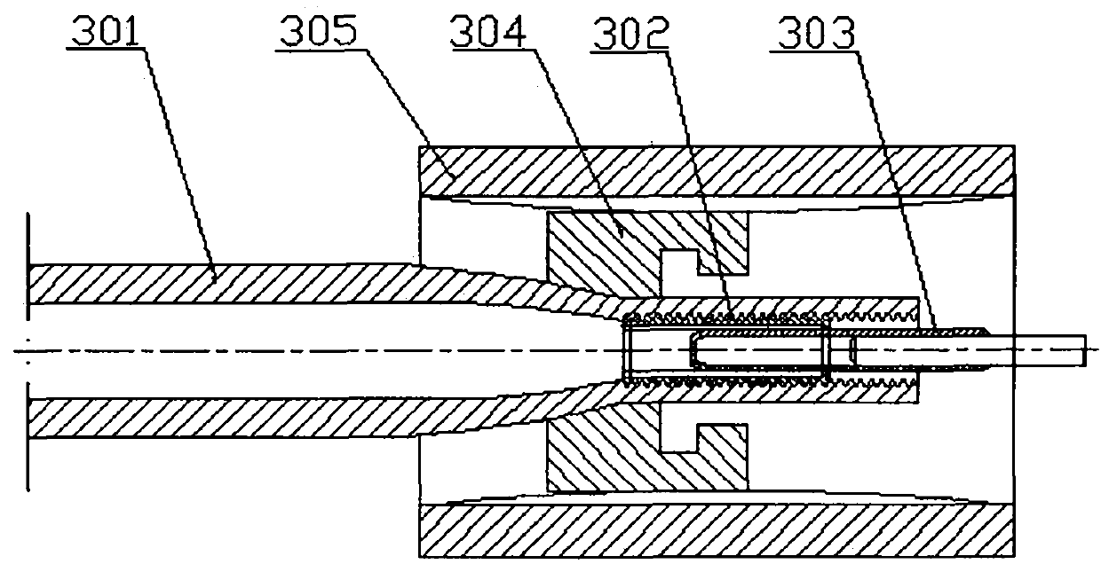 Reducing rotary forging method for internal thread copper pipe