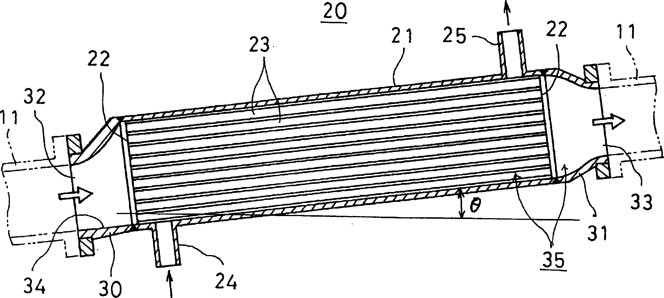 Tail gas recirculating devices