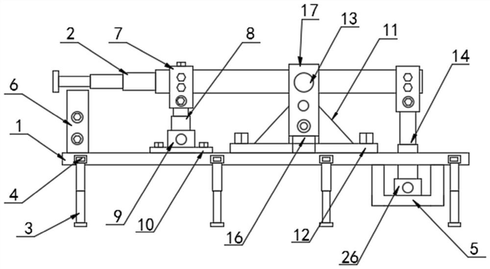 Chassis supporting structure of hoisting machinery and crane