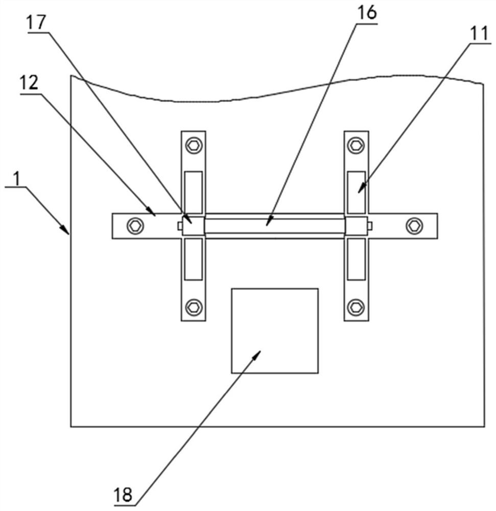 Chassis supporting structure of hoisting machinery and crane