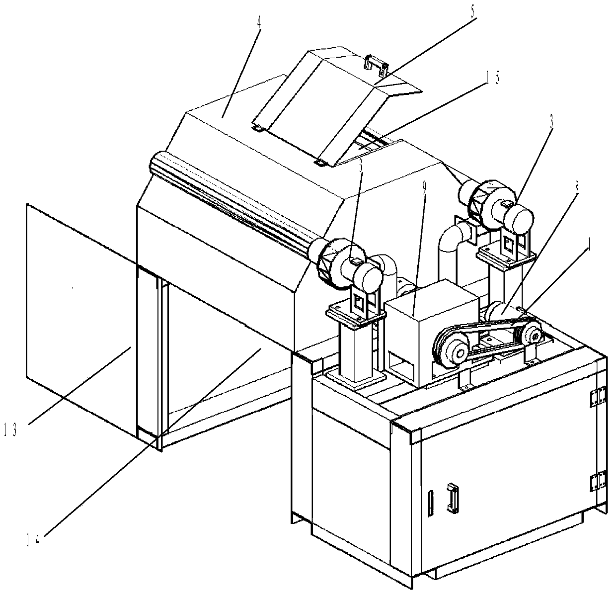 Chamfering and polishing method for chain hinge pin