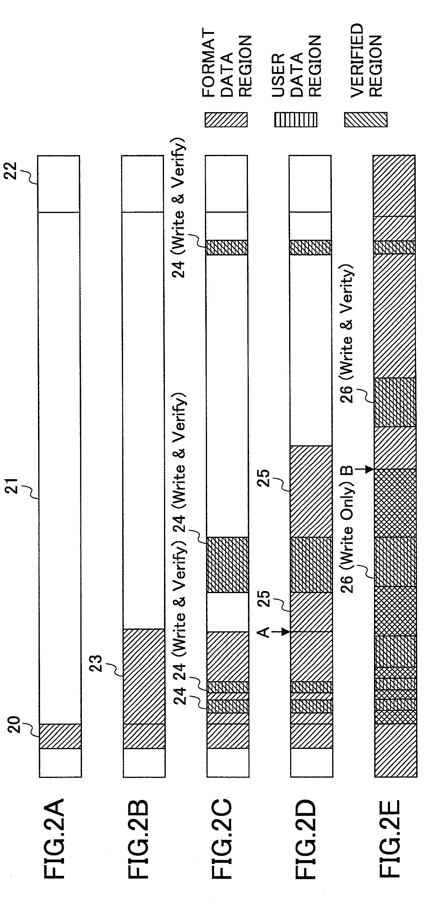 Data storage apparatus that either certifies a recording medium in the background or verifies data written in the recording medium