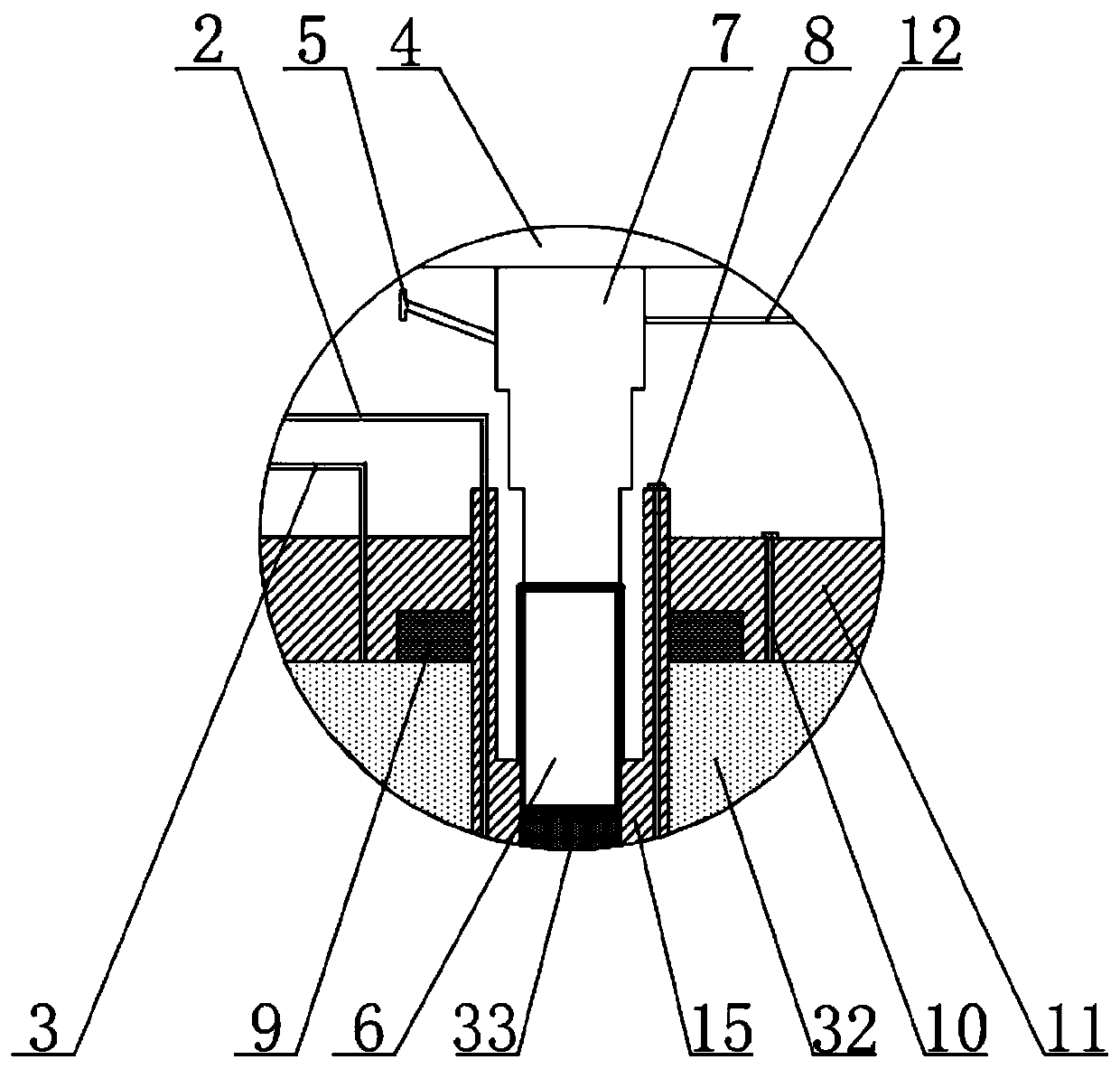 Pile lateral friction resistance test device and method for simulating indoor soil stress state around pile