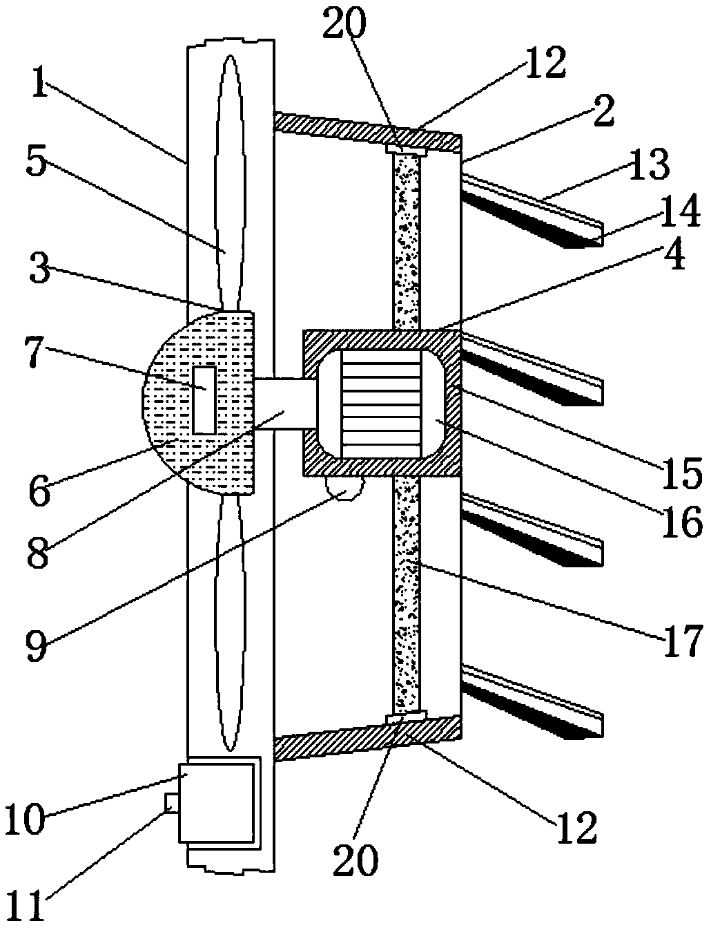 Ventilating fan convenient to install