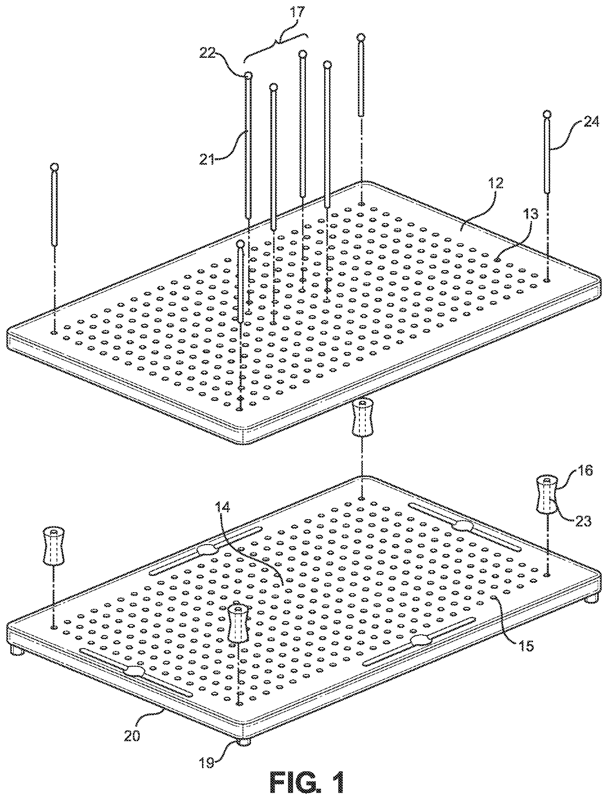 Yarn Blocking and Storage Device