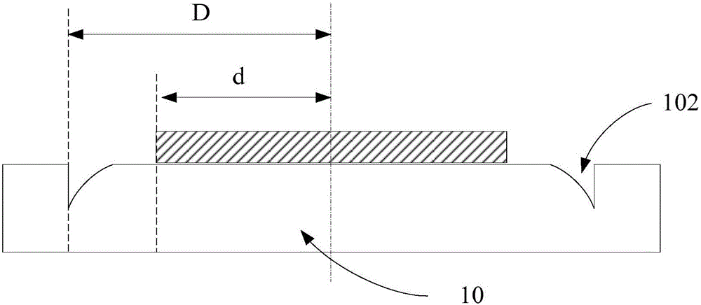 Wafer LED with remote fluorescent powder layer and preparation method thereof