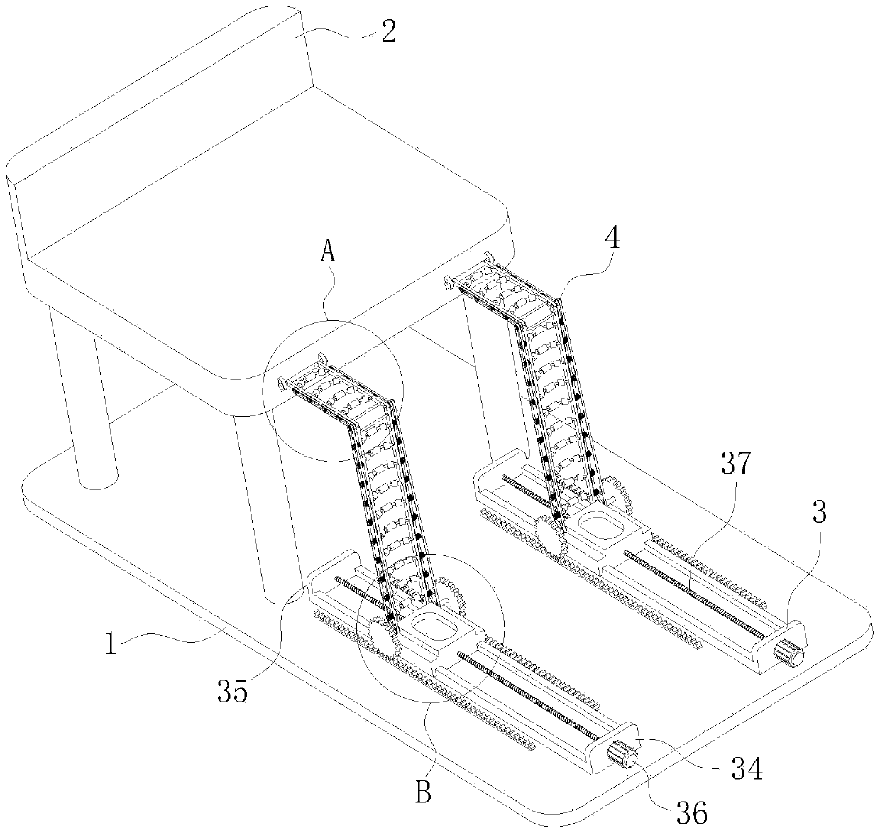 Distributed local muscle spasm physiotherapy device