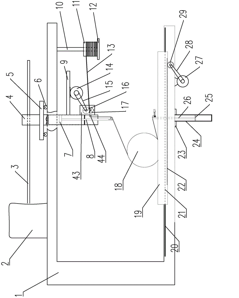 Working method of rodlike section bar bundling robot