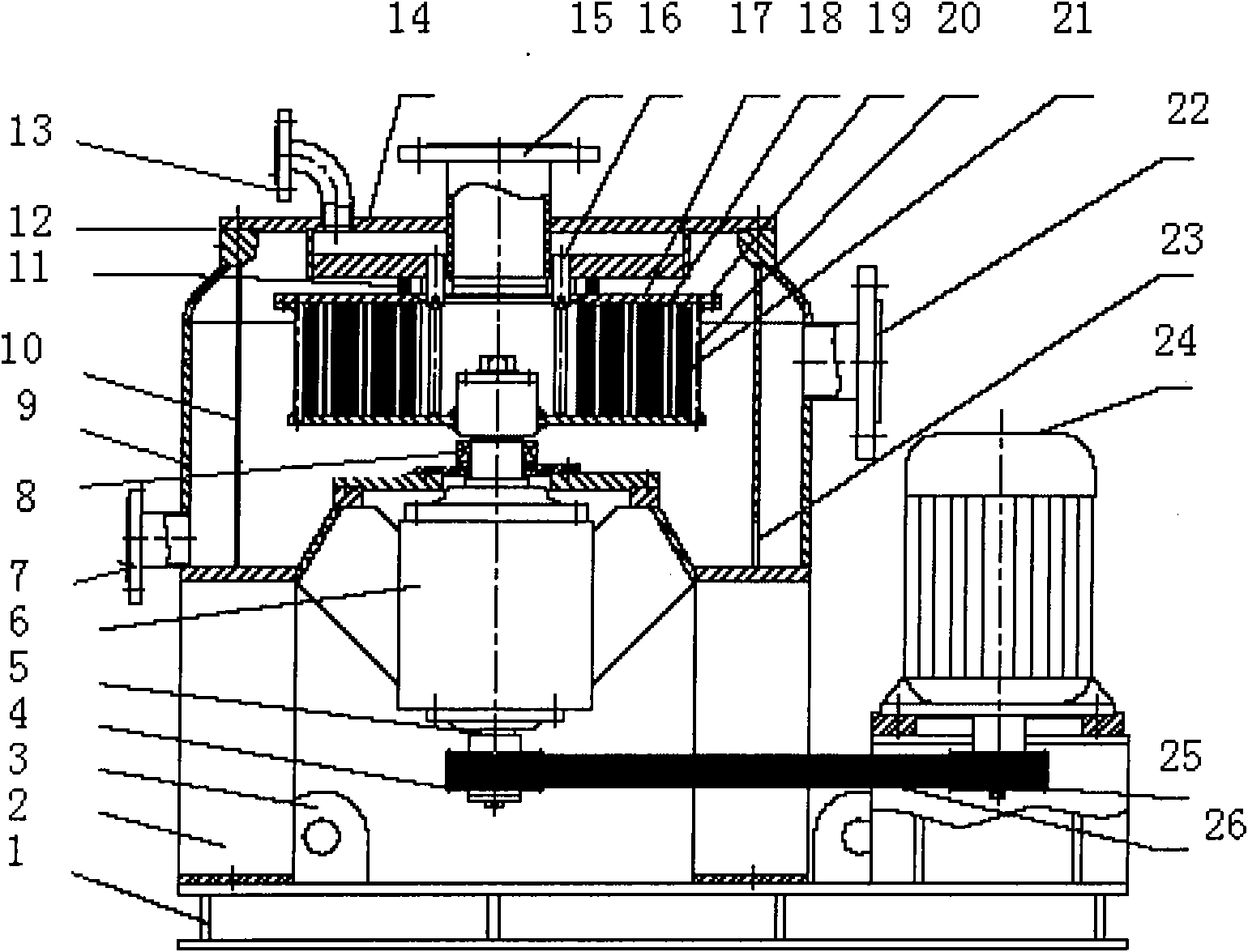 Supergravity revolving bed device and application in carbon dioxide collecting and passivating process