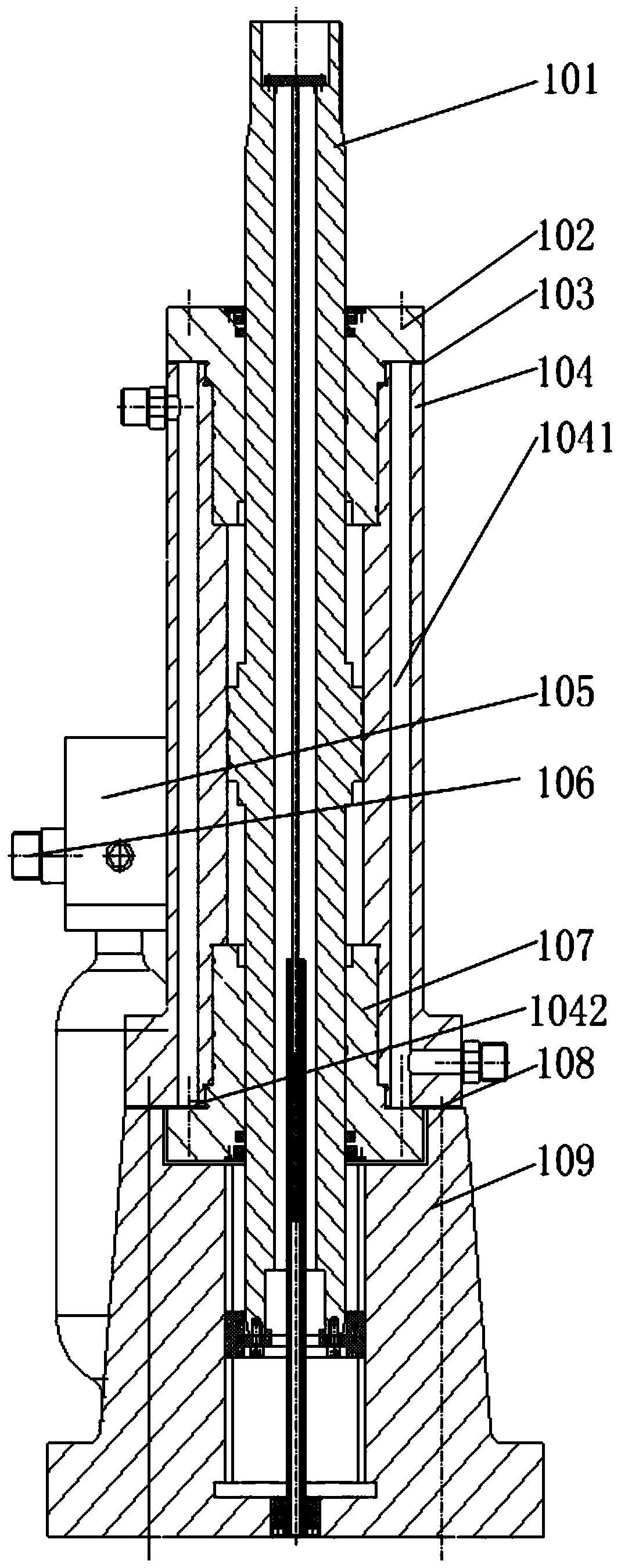 Dual cooling system suitable for large-displacement electro-hydraulic servo actuator