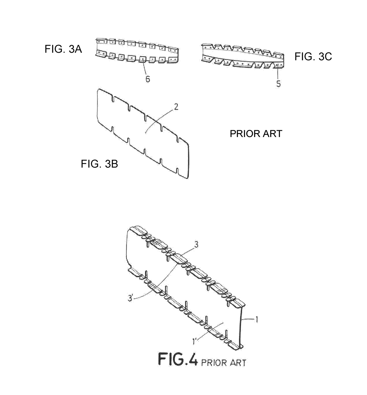 Composite rib for a torsion box and manufacturing method thereof