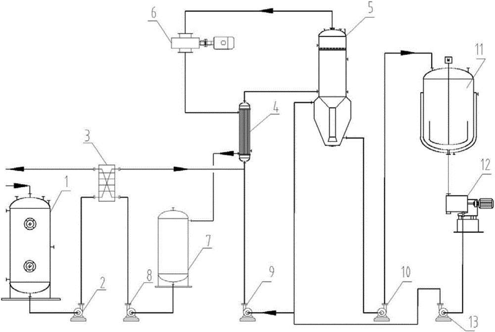 Energy-saving evaporative crystallization equipment for sodium chloride solution and control method thereof