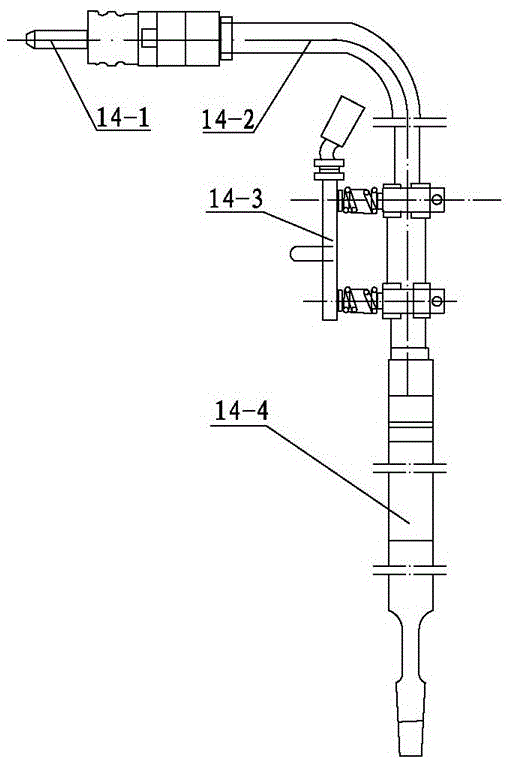 Gasoline engine type tamping machine with transverse moving, rotating and multi-point tamping functions