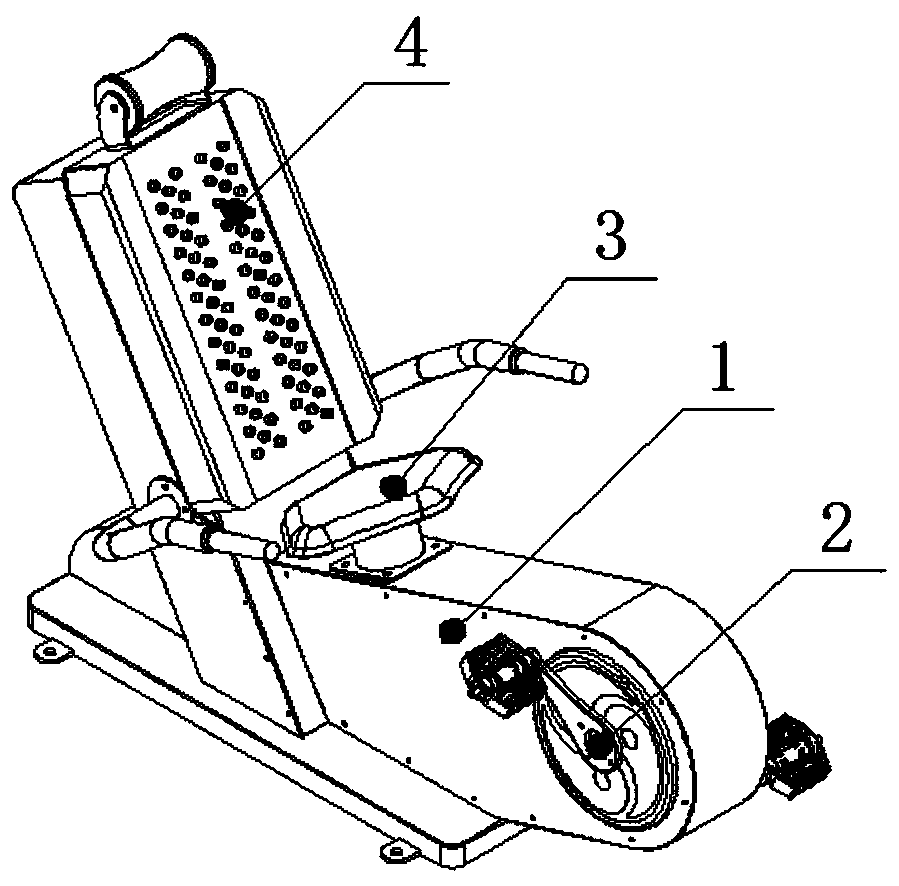 A contact type back massager