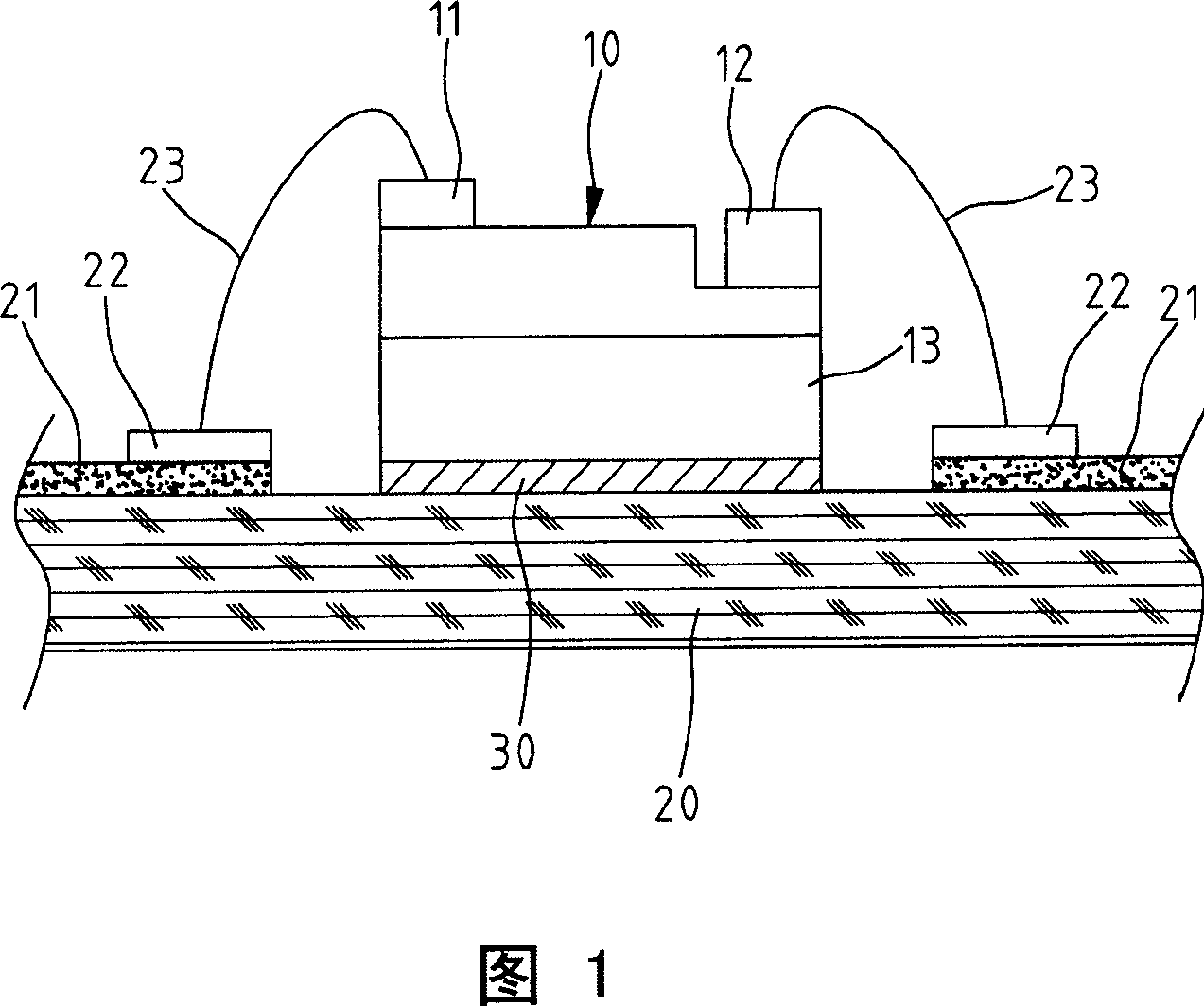 Crystal-coated light-emitting diodes packing structure and method