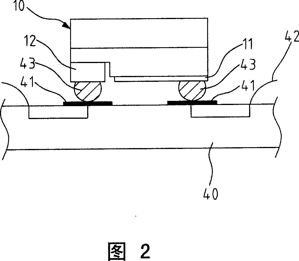 Crystal-coated light-emitting diodes packing structure and method