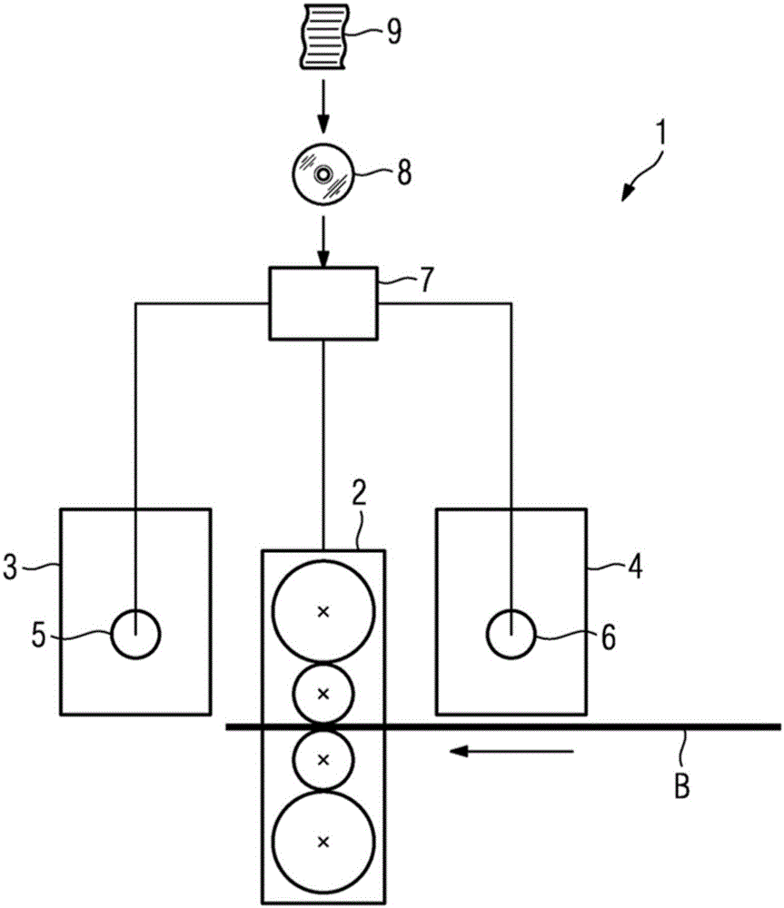 Method, control and/or regulating device, and reversible hot rolling mill for operating coils of a coiler heating furnace of a reversibly operating hot rolling mill