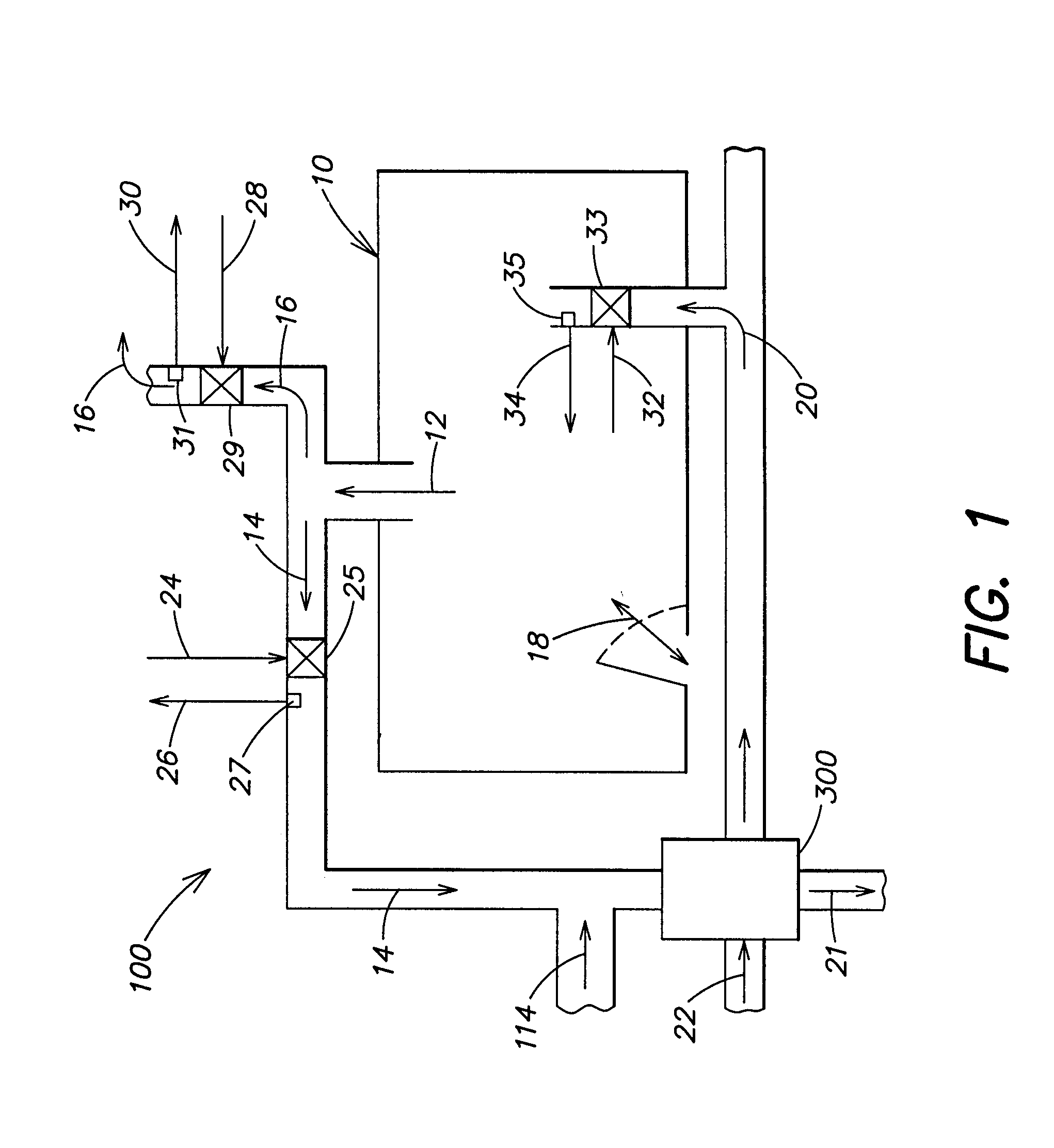 Methods and apparatus for recirculating air in a controlled ventilated environment