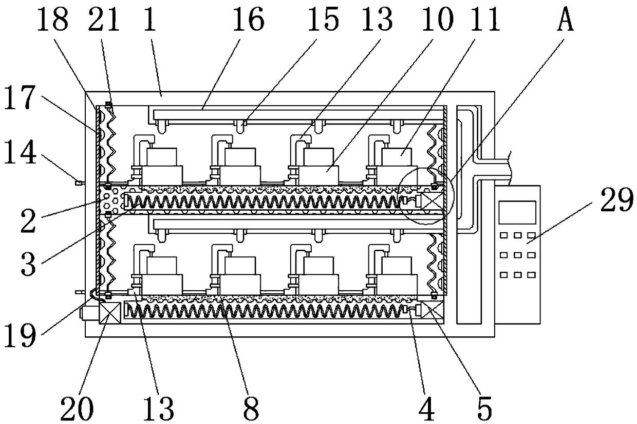 Microorganism incubator convenient for internal environment adjustment