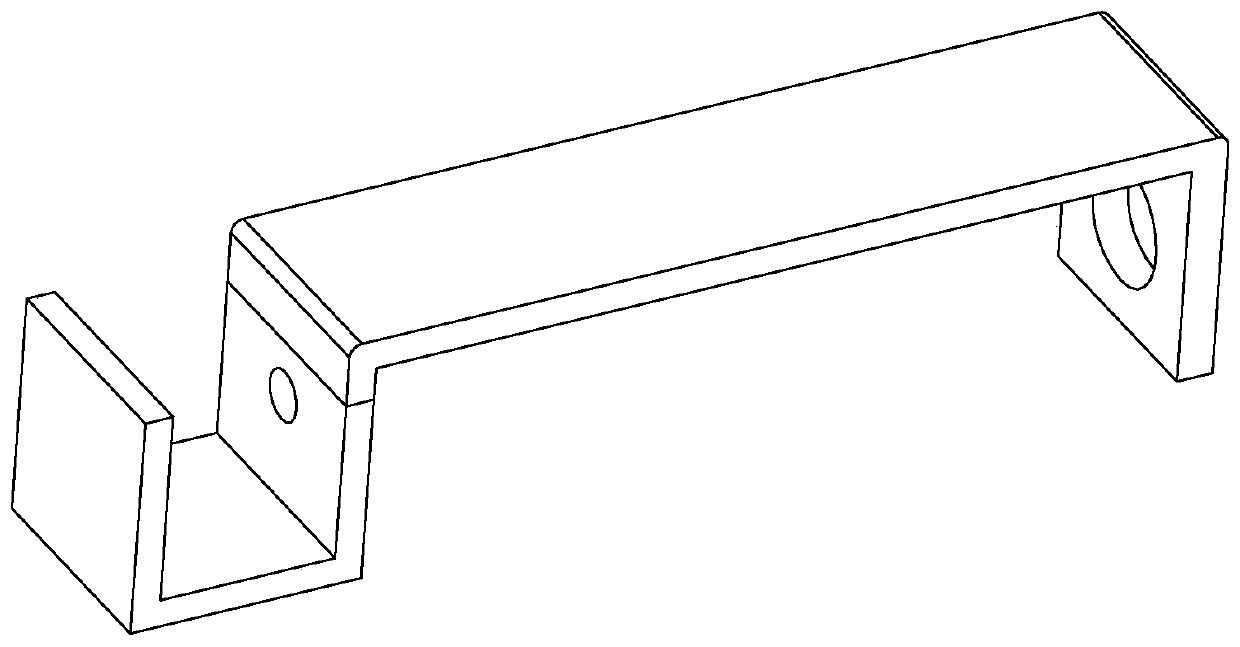 Curtain rod metal piece stamping stepping die