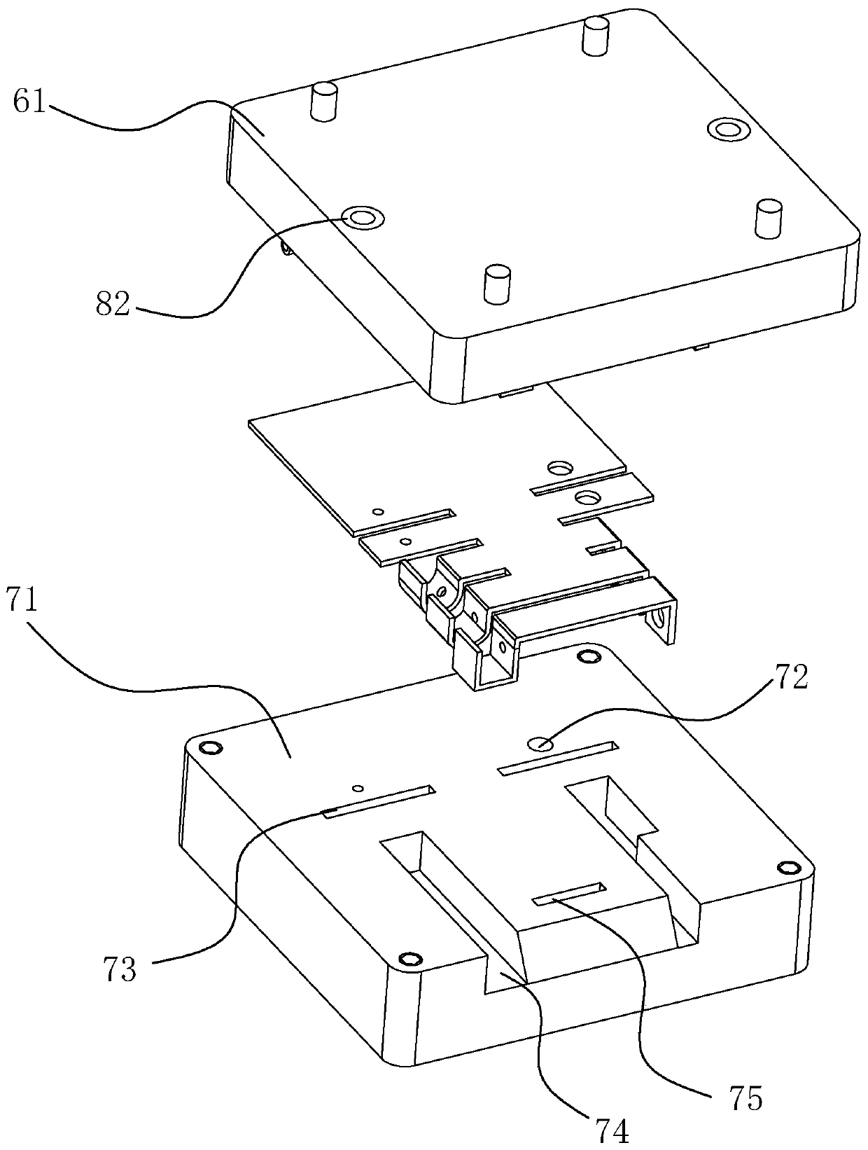 Curtain rod metal piece stamping stepping die