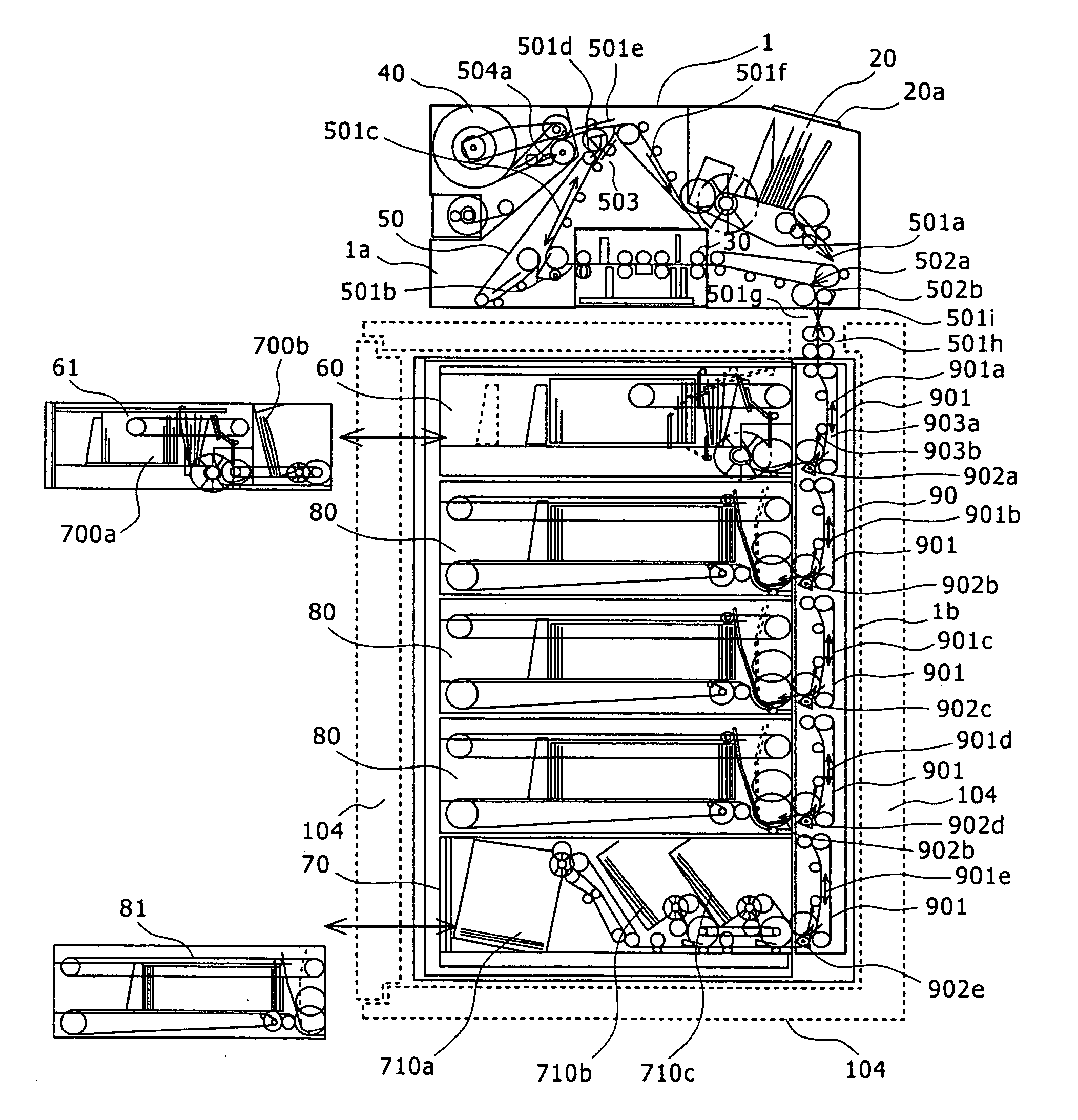 Bill depositing/dispensing apparatus