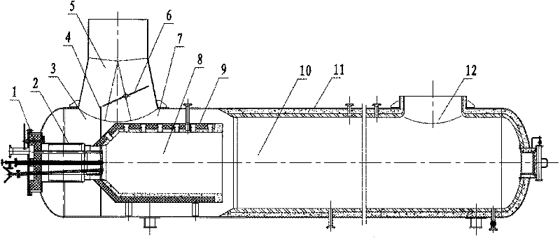 Adjustable energy-saving catalytic auxiliary heating chamber with low main air pressure drop