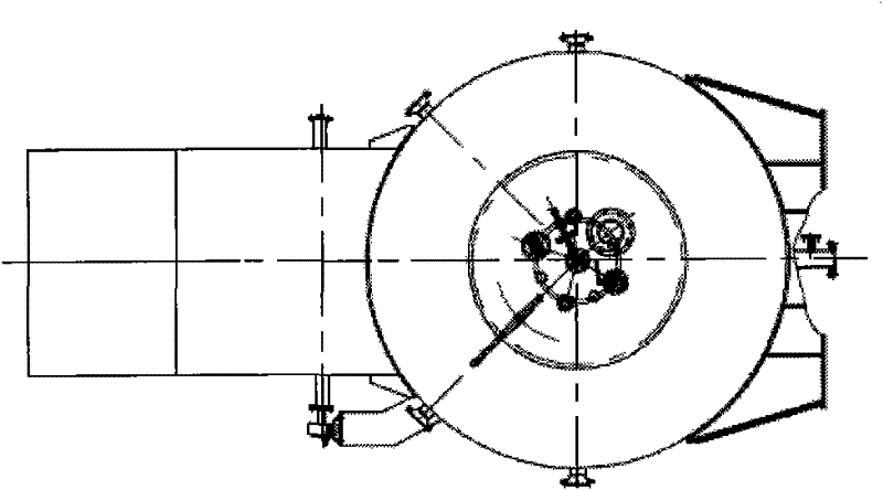 Adjustable energy-saving catalytic auxiliary heating chamber with low main air pressure drop