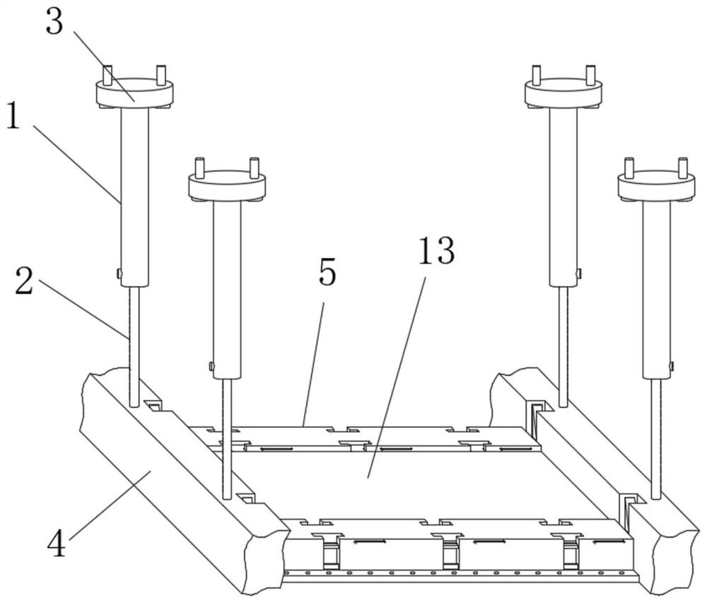 Suspended ceiling assembling structure of fully furnished house