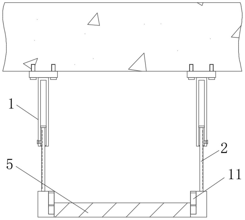 Suspended ceiling assembling structure of fully furnished house