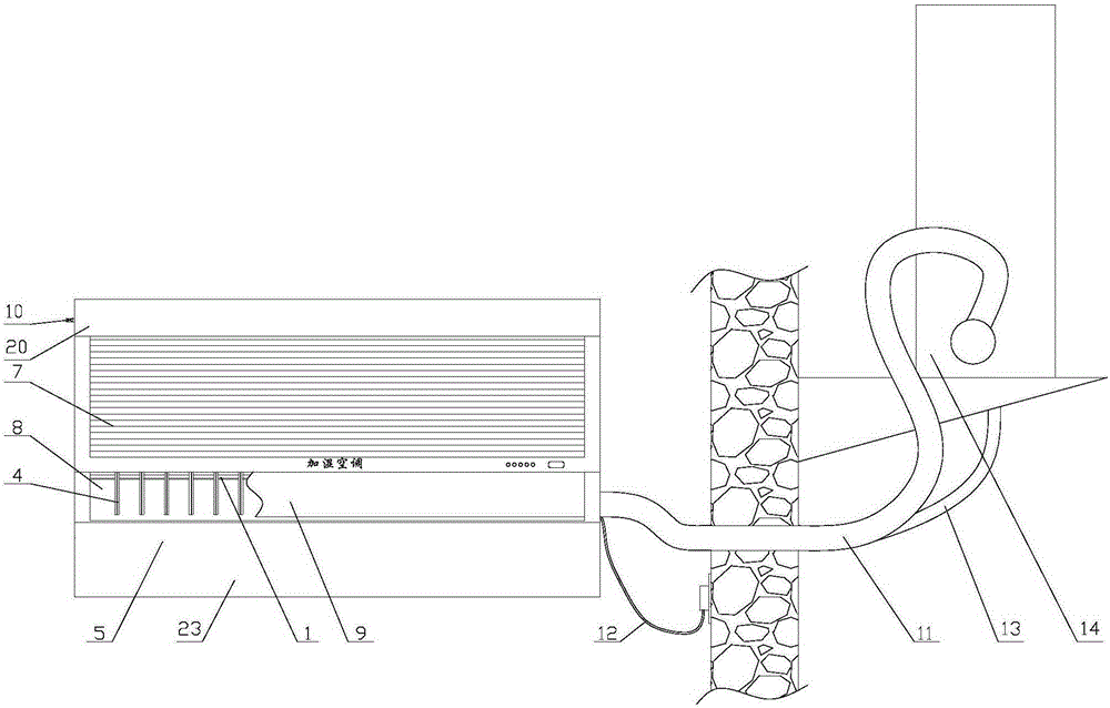 Indoor humidity and temperature regulating system