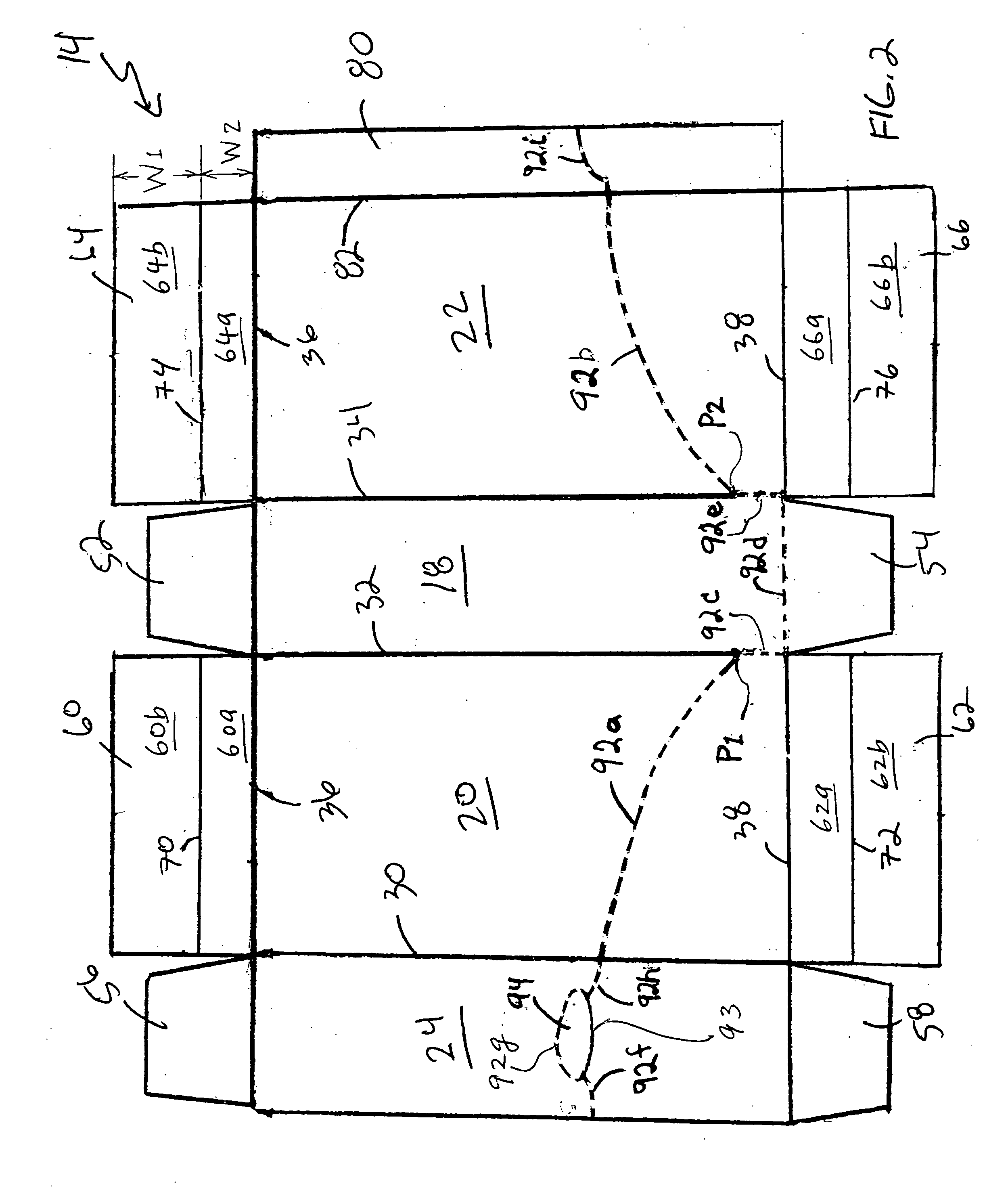 Carton having stacking strength-enhancing feature