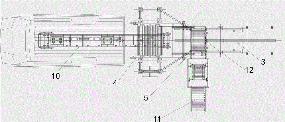 Automatic stacking and loading device for industrial explosive products