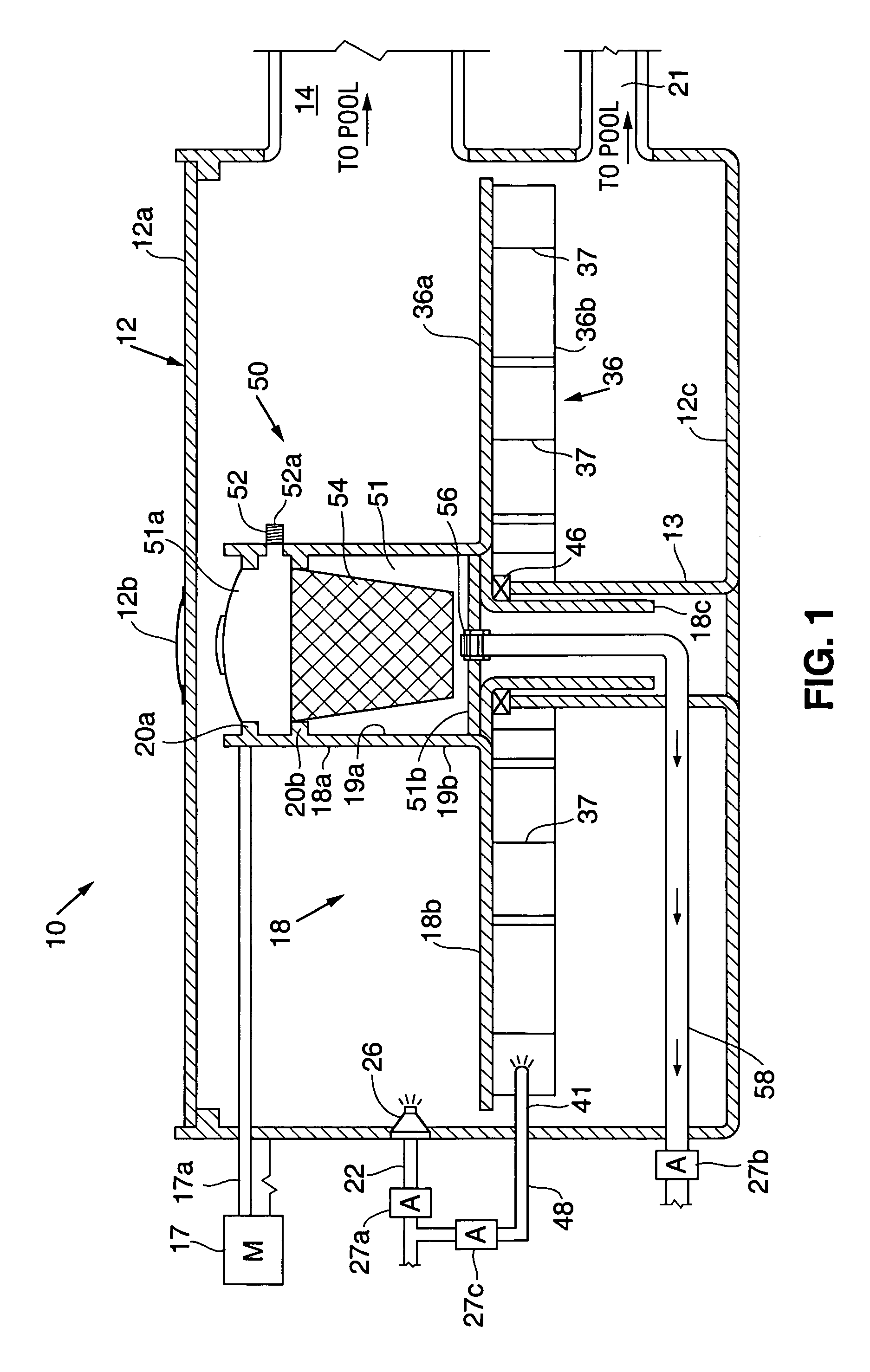 Hose reel automatic storage