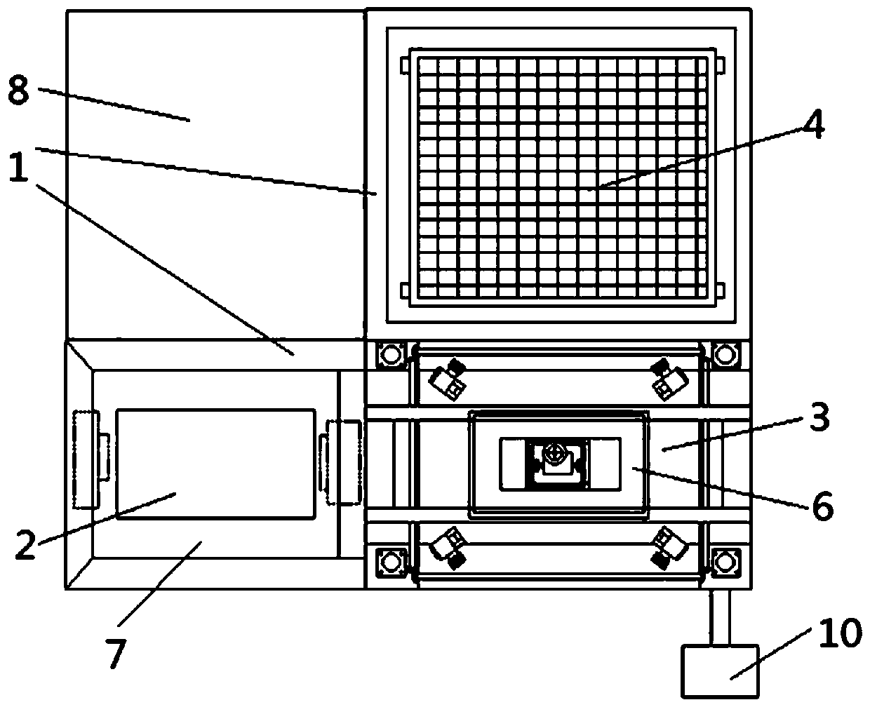 Toilet waterproof chassis production device