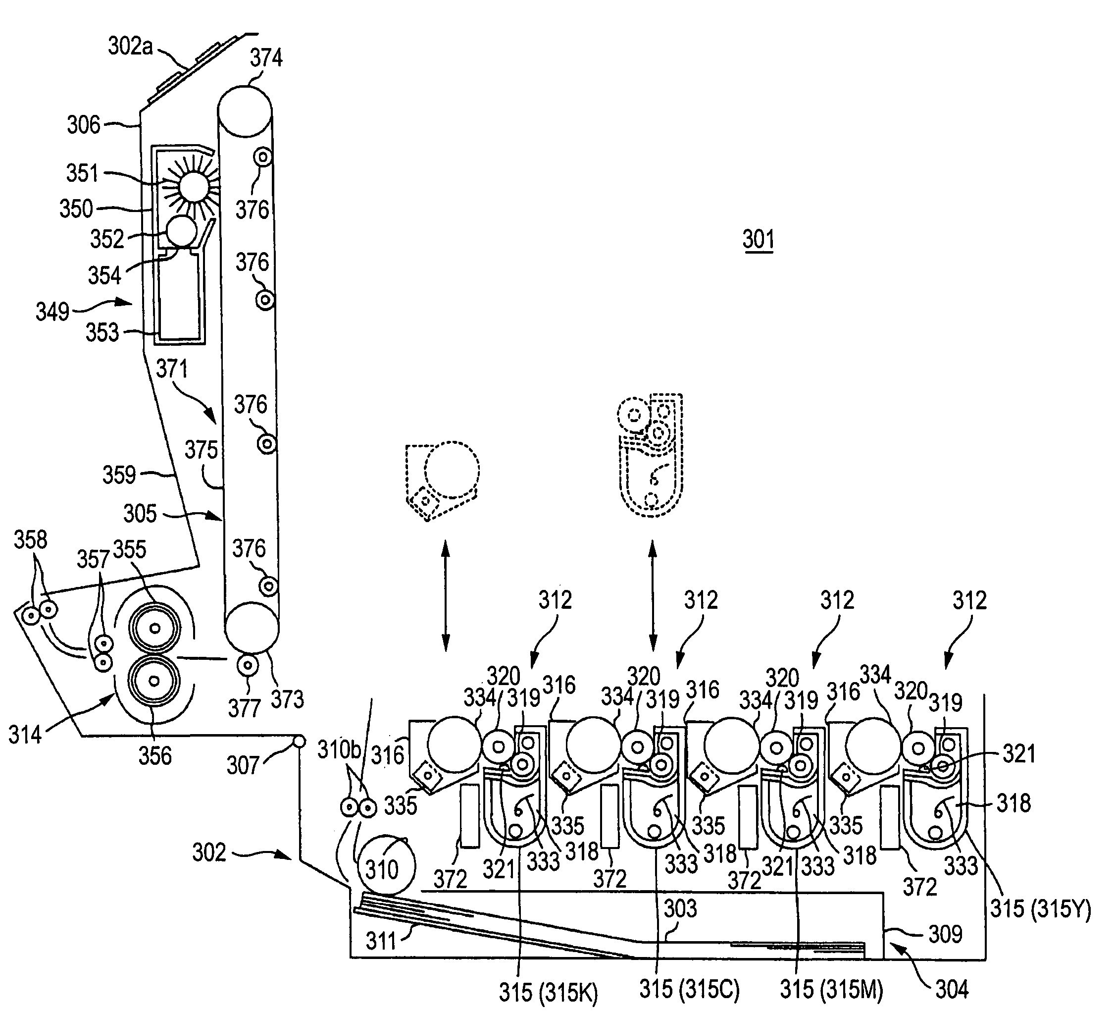 Image formation apparatus and photoreceptor cartridge