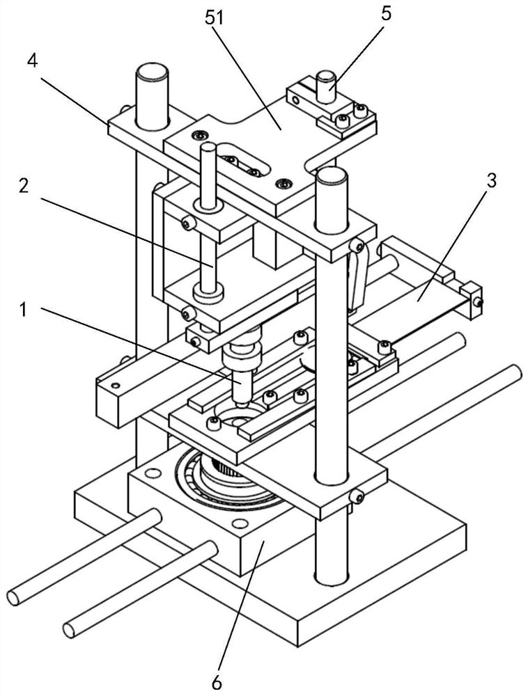 Stepping motor magnetic steel mounting device