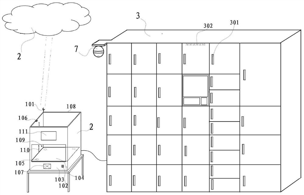 Take-out pickup management system and method