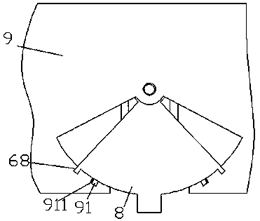 An adjustable air outlet structure of passenger car air conditioner