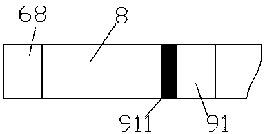 An adjustable air outlet structure of passenger car air conditioner