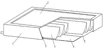 Hook face reflection condensation solar energy photoelectric and photo-thermal spectrum division utilization apparatus