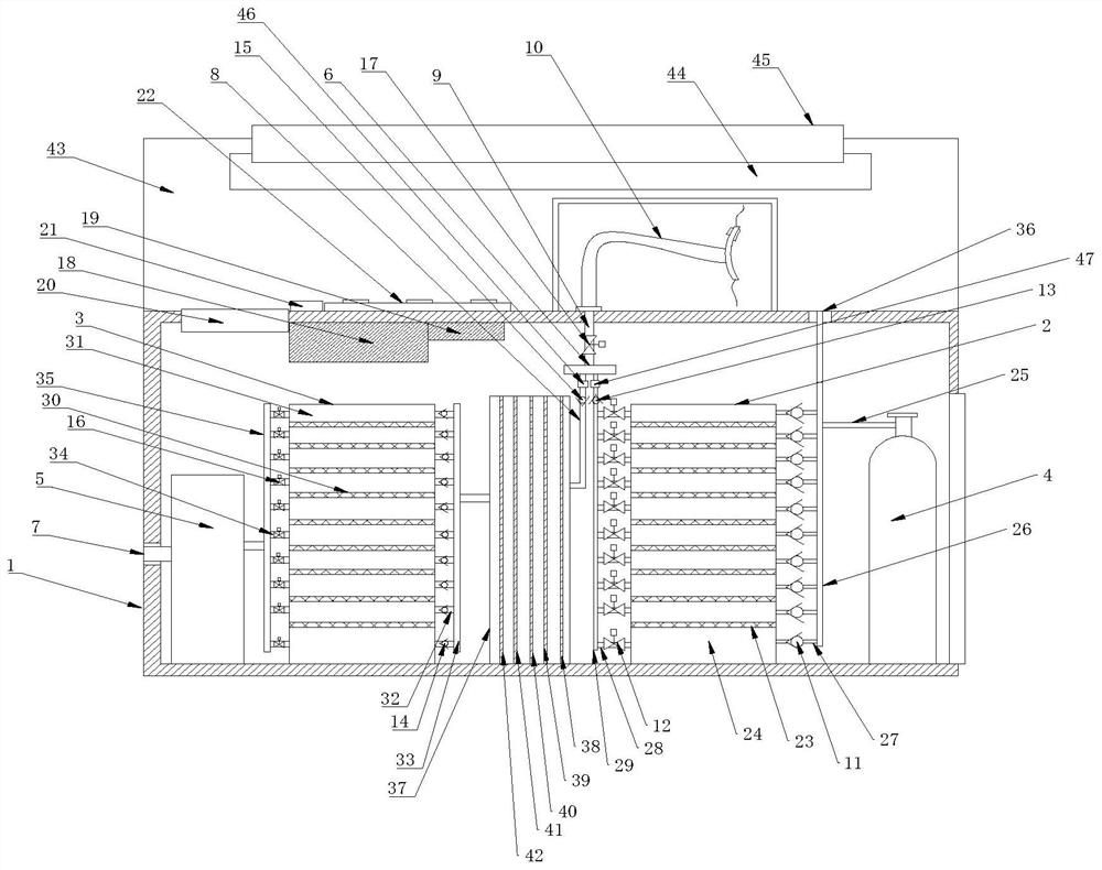 Bidirectional forced lung circulation oxygen supply machine