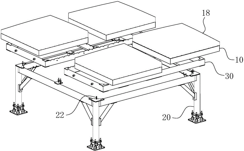 Large-array surface phased array radar antenna