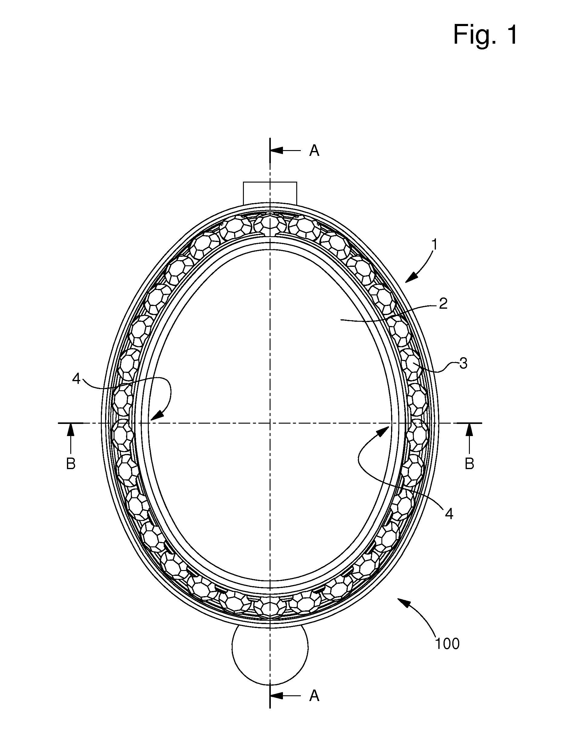 Crystal-bezel assembly unit for a timepiece and process assembly