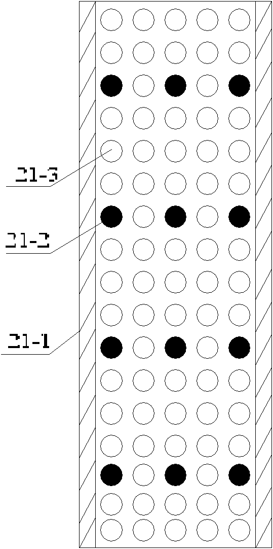 Forced-convection heat transfer experimental device for strong inner heat source containing porous medium passage