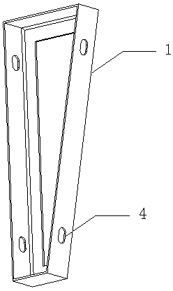 Arc connecting structure of attach-type lifting scaffold of multi-curved-face building