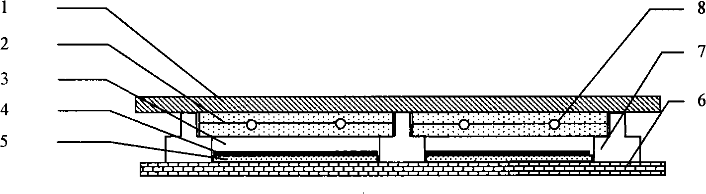 Dry-type phase-change thermal storage floor heating terminal device