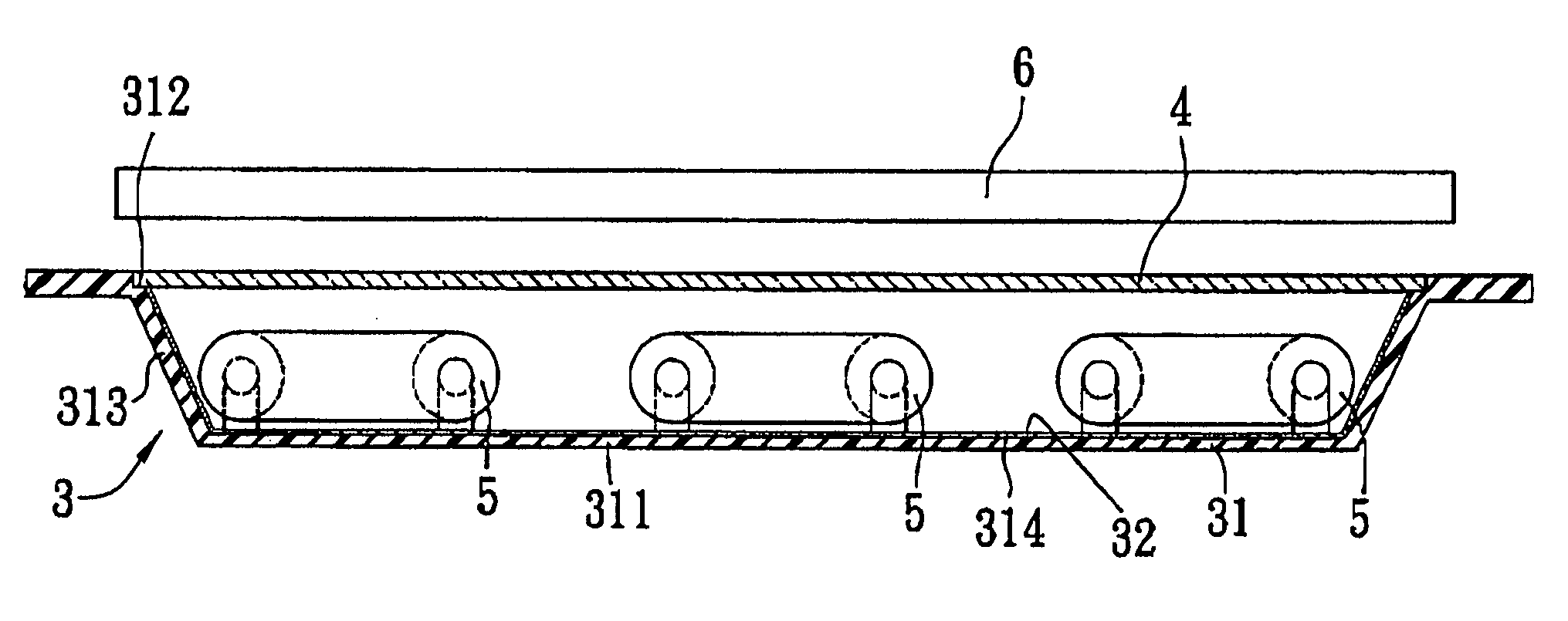 Case for a backlight module (I)